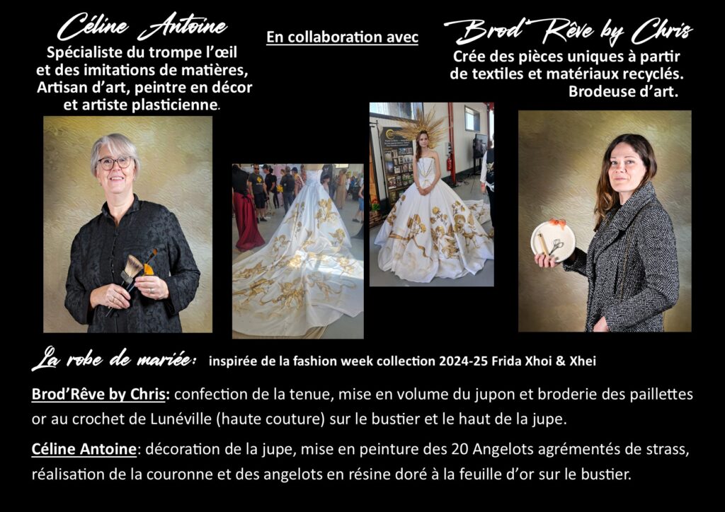 Descriptif robe mariée fond noir